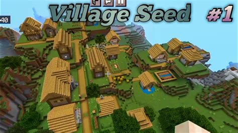 minecraft seed village|seed 1.18 village à plat.